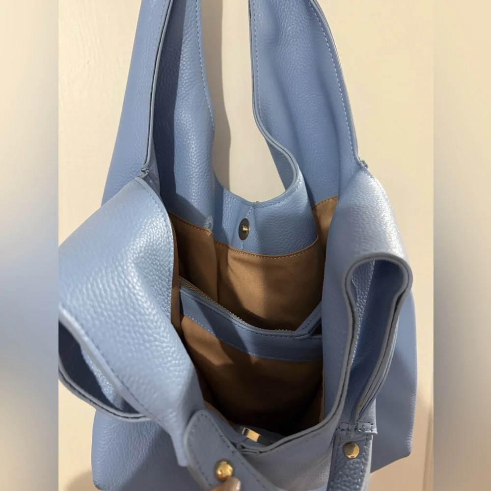 LAGGO Blue Leather Women's Bag - Picture 3 of 11